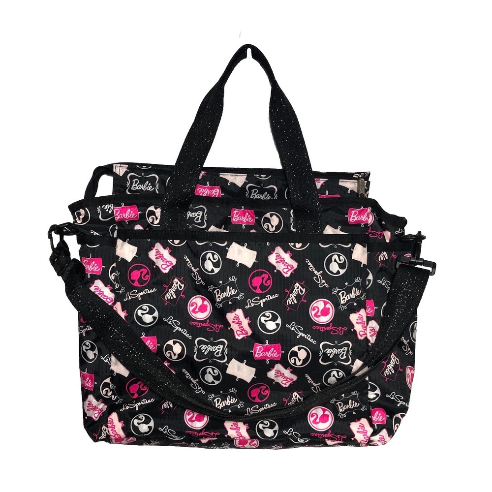 LeSportsac Barbie Sparkle Ryan Baby Bag Diaper‎ Bag Changing Pad 7532 K151 Black - Picture 13 of 14